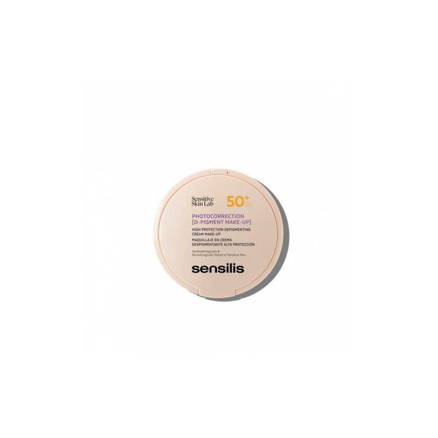 Moisturizing cream with makeup effect Sensilis Photocorrection [D-Pigment Make-Up] Nº 02 Spf 50 10 g – 2