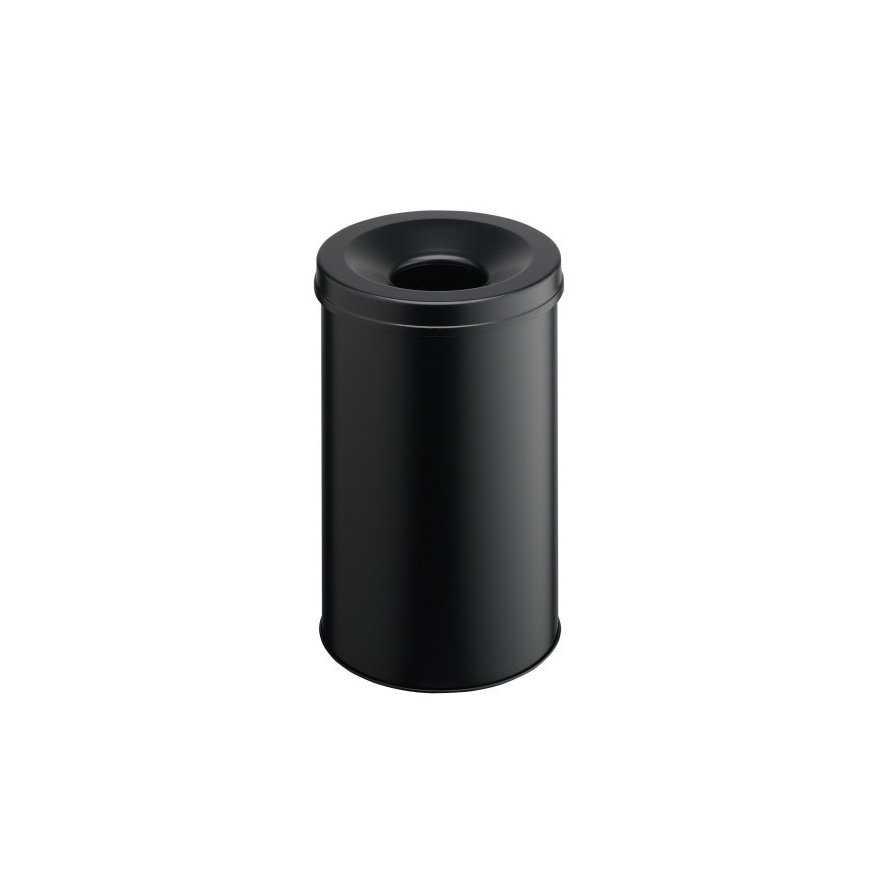Durable 330601 waste container Round Steel Black