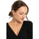 Troli Decent Gold Plated Oval Earrings VBE0147G Troli Decent Gold Plated Oval Earrings VBE0147G
