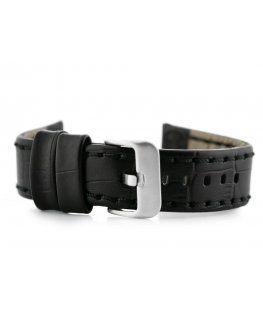 Pacific W49 leather watch strap - juodas - 20mm