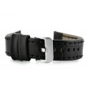 Pacific W49 leather watch strap - black - 20mm Pacific W49 leather watch strap - black - 20mm