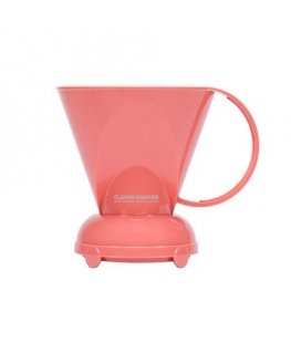 Clever Dripper - L 500ml Vaaleanpunainen + 100 Suodatinta
