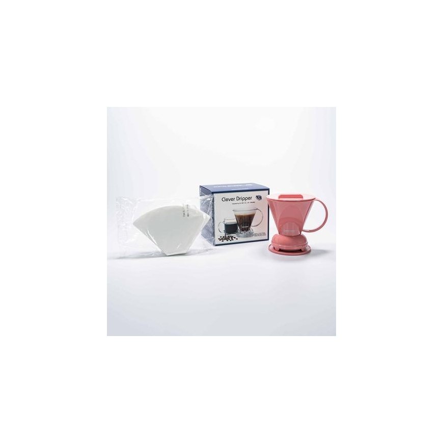 Clever Dripper - L 500ml Rožinė + 100 Filters – 3