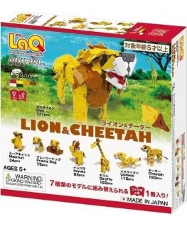 Constructor LaQ "Animal World Lion and Cheetah"