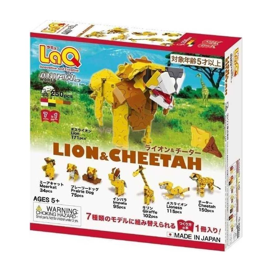 Constructor LaQ "Animal World Lion and Cheetah"
