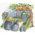 Beldizart Cross stitch kit "Housewarming. Hedgehogs" SANN-33 Beldizart Cross stitch kit "Housewarming. Hedgehogs" SANN-33