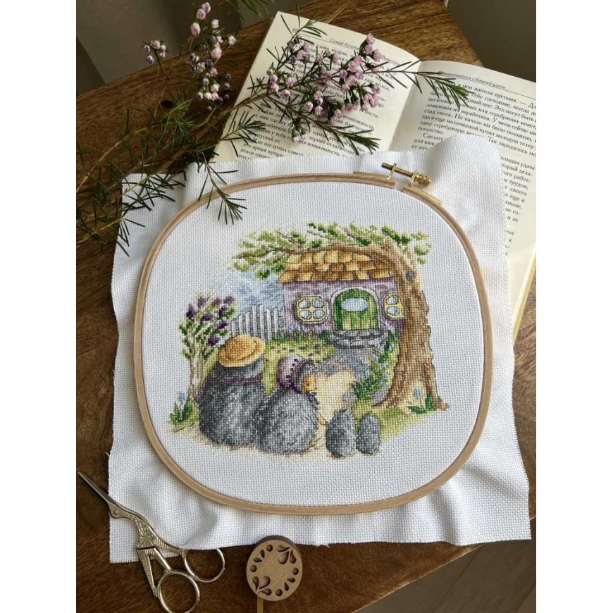 Beldizart Cross stitch kit "Housewarming. Hedgehogs" SANN-33 – 2