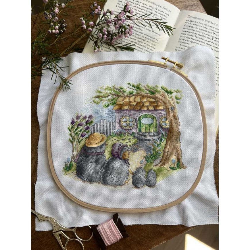 Beldizart Cross stitch kit "Housewarming. Hedgehogs" SANN-33 – 3