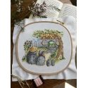 Beldizart Cross stitch kit "Housewarming. Hedgehogs" SANN-33 Beldizart Cross stitch kit "Housewarming. Hedgehogs" SANN-33