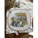 Beldizart Cross stitch kit "Housewarming. Hedgehogs" SANN-33 Beldizart Cross stitch kit "Housewarming. Hedgehogs" SANN-33