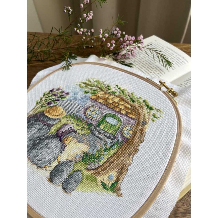 Beldizart Cross stitch kit "Housewarming. Hedgehogs" SANN-33 – 5