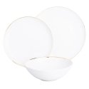 Lumarko MARIAPAULA MODERNA GOLD PORCELAIN TABLEWARE SET Lumarko MARIAPAULA MODERNA GOLD PORCELAIN TABLEWARE SET