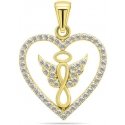Brilio Silver Brilio Silver Playful gold-plated pendant with PT20Y zircons Brilio Silver Brilio Silver Playful gold-plated pendant with PT20Y zircons