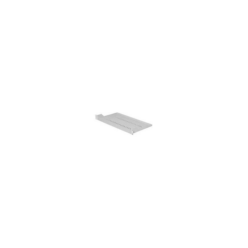 Oem 19" patch panel 2U, metal with plastic cover, 90x45mm, pass-through, black – 2