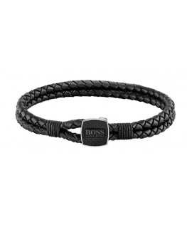 Hugo Boss Stilinga odinė apyrankė 1580047M