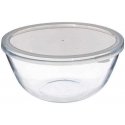 5five Simply Smart Glass Bowl with Lid, Clear Glass 5five Simply Smart Glass Bowl with Lid, Clear Glass