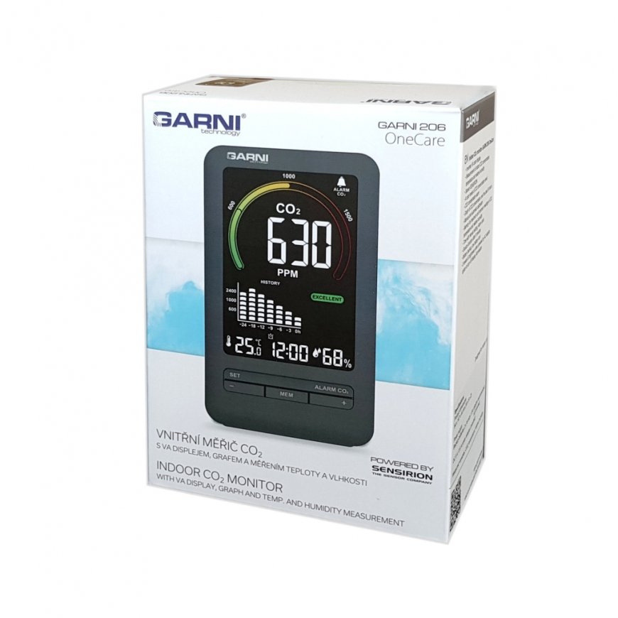 Garni Technology GARNI 206 OneCare – CO2 meter (carbon dioxide)