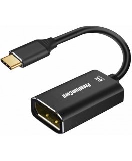 PremiumCord USB-C - DisplayPort DP1.4 -sovittimet 8K@60Hz ja 4k@120Hz