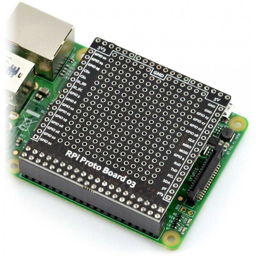Msx Electronicsin THT-leipäkortti - Raspberry Pi 4B/3B+/3B/2B – 2