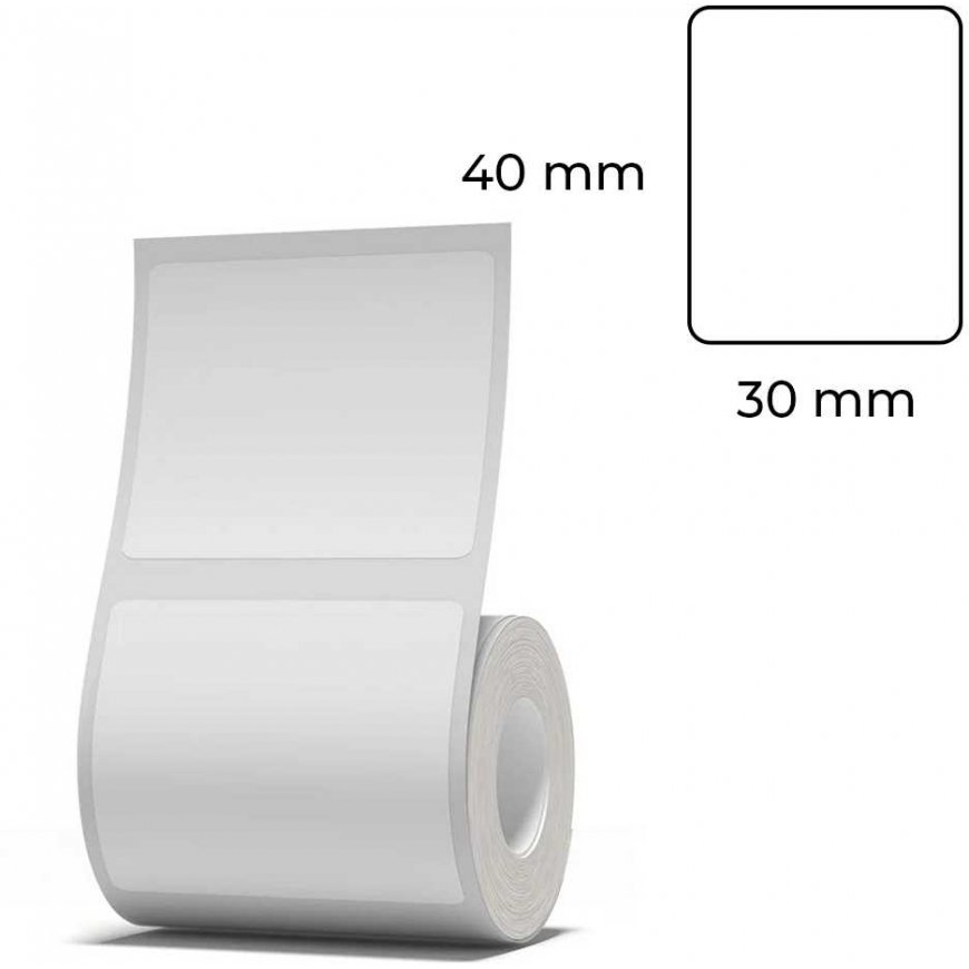 Niimbot labels ER 40x30mm 230pcs Transparent B21, B21S, B3S, B1