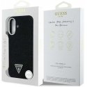 Guess Denim Triangle Logo MagSafe Case for iPhone 16 - Black