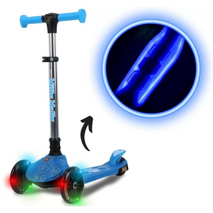 Milly Mally scooter jelly blue