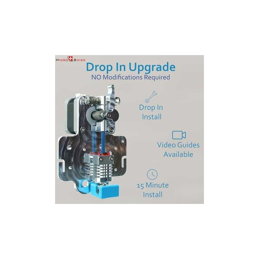 Acer Micro Swiss Direct Drive extruder for Creality Ender 5 with hotend – 4
