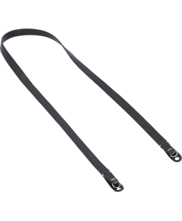 ARTISANARTIST Artisan & Artist I ACAM-288 I Leather Strap with Longer Length (w/Ring-type/Eyelets) Black