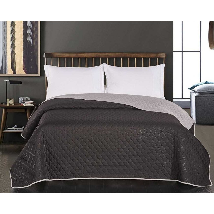 Bedspread AXEL gray material type - textile microfiber 170x270 DecoKing – 4