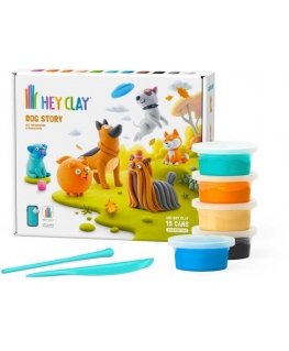 HEY CLAY Modeling Clay 15 pcs: Dog Choice