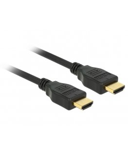DeLOCK 84714 HDMI-kaapeli 2 m HDMI-tyyppi A (vakio) musta