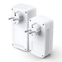 TP-Link TL-WPA1300P KIT 1300 Mbit/s Ethernet LAN Wi-Fi Valkoinen 2 kpl TP-Link TL-WPA1300P KIT 1300 Mbit/s Ethernet LAN Wi-Fi Valkoinen 2 kpl