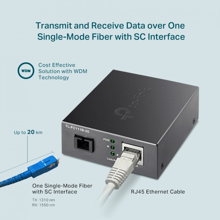 TP-Link 10/100 Mbps WDM Media Converter – 5
