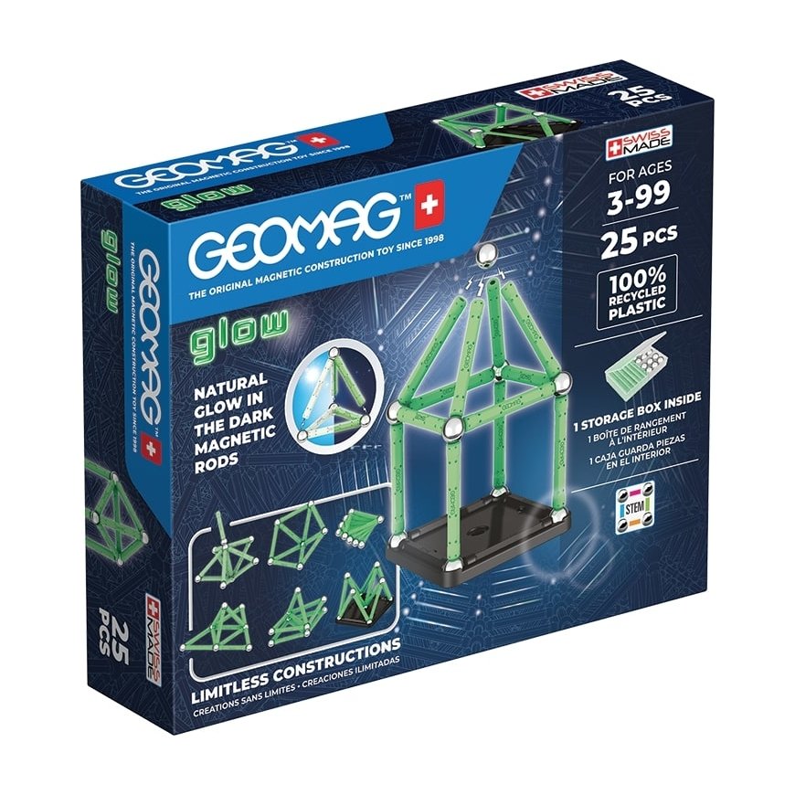 Geomag Glow Recycled Neodīma magnēta rotaļlieta
