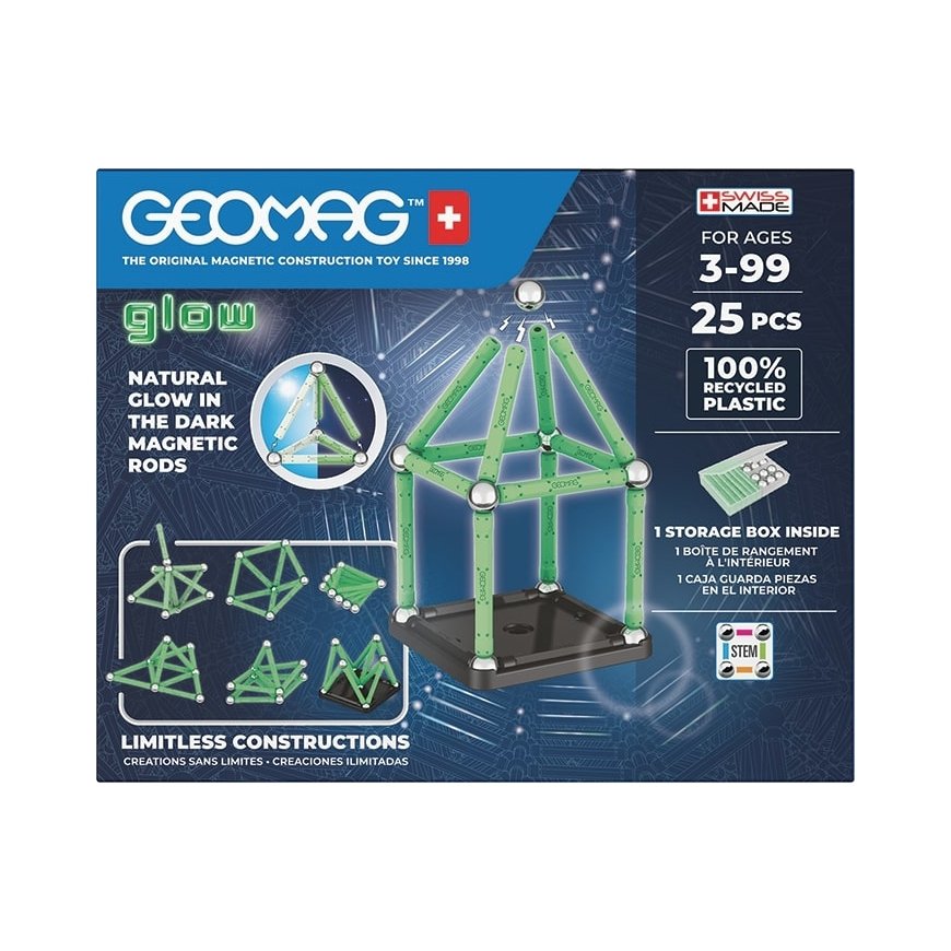 Geomag Glow Recycled Neodymium magnet toy – 3