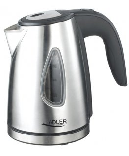 Adler AD1203 elektriskās tējkanna 1 L 1500 W Sudrabs