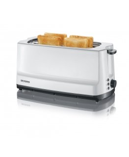 Severin AT 2234 toaster 4 slice(s) 1400 W Grey, White