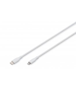 Digitus AK-600110-010-W кабель с разъемами Lightning 1 m Белый
