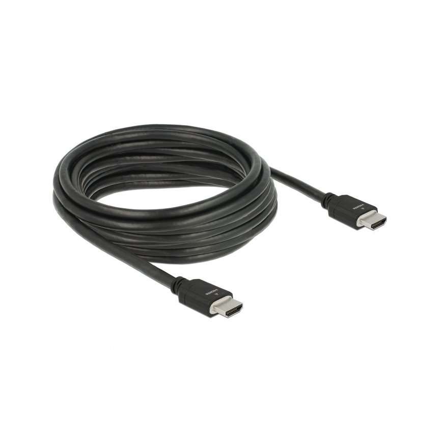 DeLOCK 85296 HDMI-kaapeli 5 m HDMI-tyyppi A (vakio) musta
