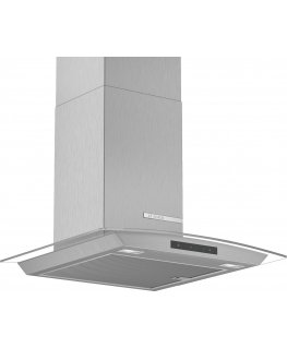 Bosch Serie 4 DWA66DM50 liesituuletin Seinäkiinnitys Ruostumaton teräs 600 m³/h