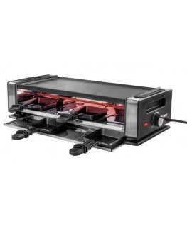 Unold 48730 raclettepannu 8 henkilö(t) 1200 W musta, Ruostumaton teräs