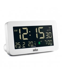 Braun BC10 Digitaalne äratuskell Valge
