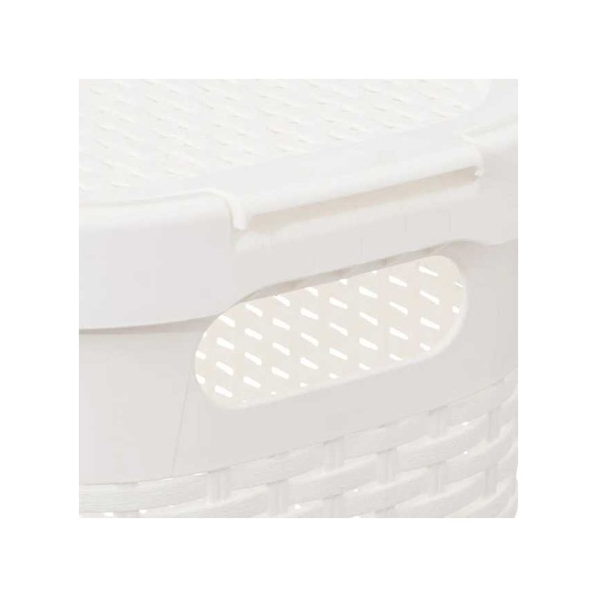 5five Simply Smart Tall Plastic Laundry Basket, 40 L – 4