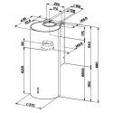 FABER S.p.A. Cylindra Plus WH GLOSS A37 Wall-mounted White 680 m³/h FABER S.p.A. Cylindra Plus WH GLOSS A37 Wall-mounted White 680 m³/h