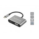 Conceptronic DONN16G 4-in-1 USB 3.2 Gen 1 Docking Station, HDMI, VGA, USB-A 3.0, 100W USB PD Conceptronic DONN16G 4-in-1 USB 3.2 Gen 1 Docking Station, HDMI, VGA, USB-A 3.0, 100W USB PD