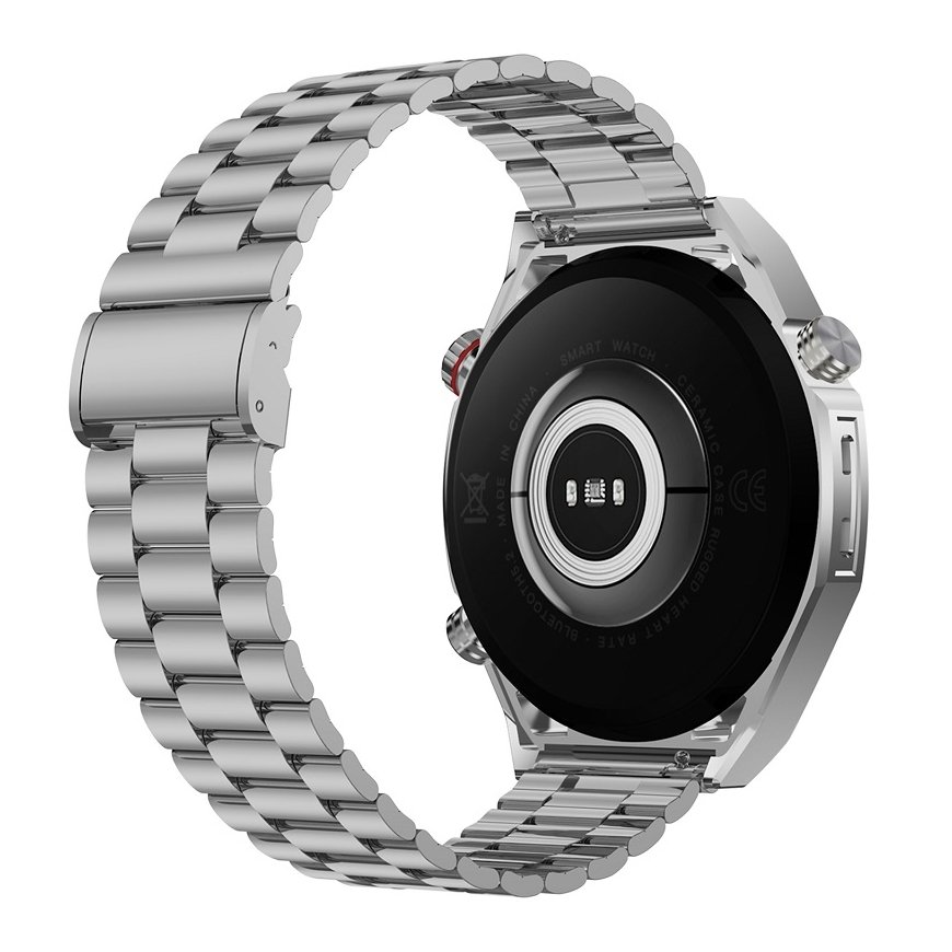 MaxCom Ecowatch1 3,86 cm (1.52") 51 mm Digitāls 360 x 360 pikseļi Sudrabs – 3