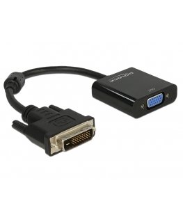 DeLOCK 0.16m DVI-D/VGA 0,245 m VGA (D-Sub) Melns