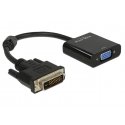 DeLOCK 0.16m DVI-D/VGA 0,245 m VGA (D-Sub) Черный DeLOCK 0.16m DVI-D/VGA 0,245 m VGA (D-Sub) Черный