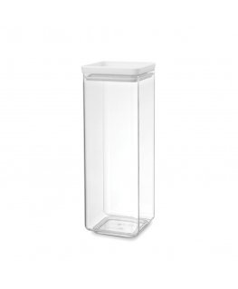 Brabantia Tasty+ Square Plastic Transparent, White