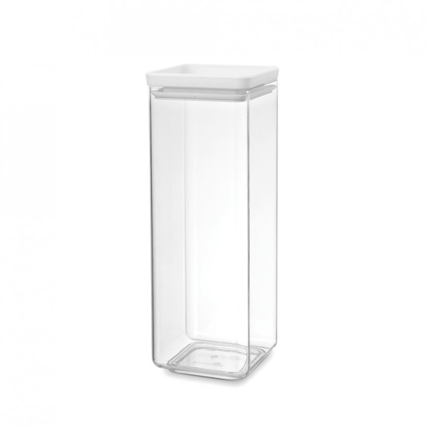 Brabantia Tasty+ Square Plastic Transparent, White